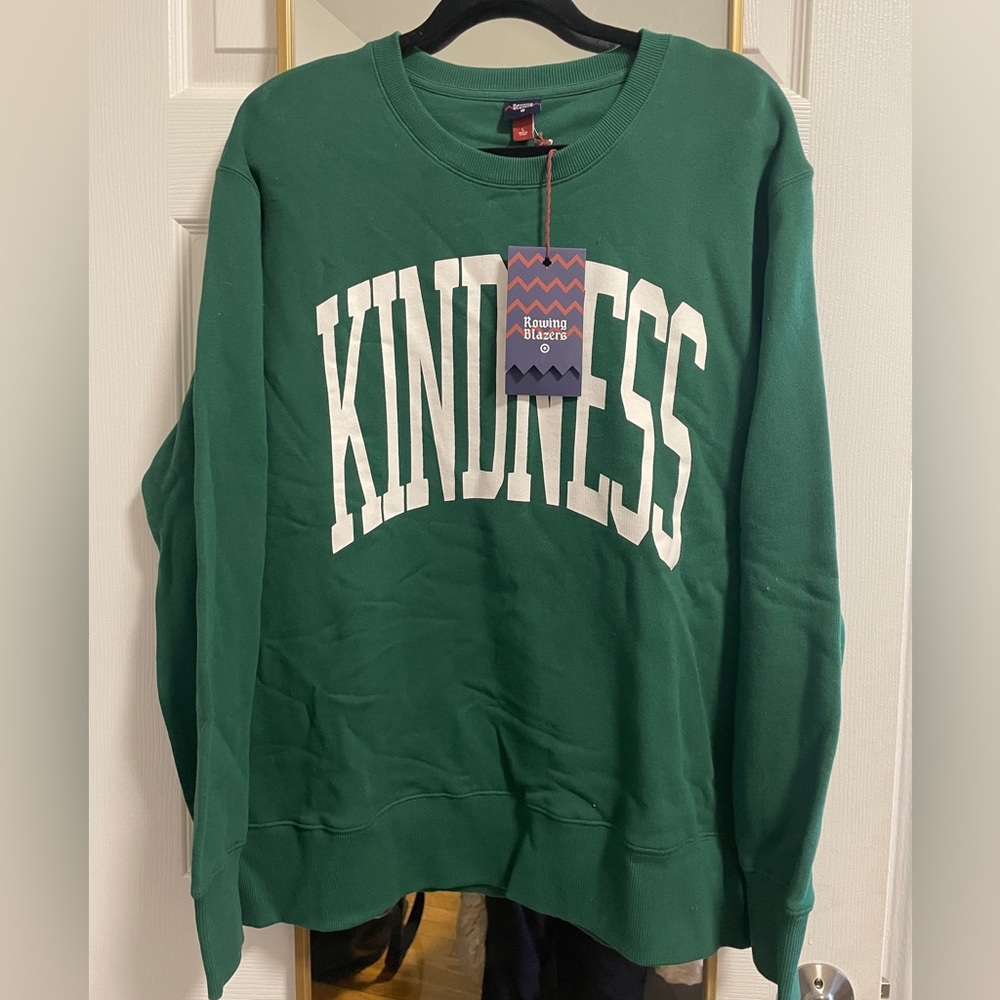Rowing Blazers x Target kindness sweatshirt NWT size L